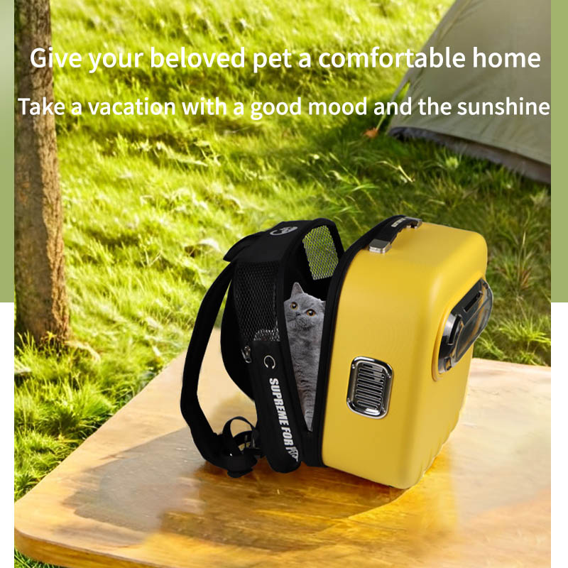 Cat Bag, Convenient And Breathable Pet Backpack Space Capsule For Going Out Large Capacity Pet Backpack, Pet Supplies