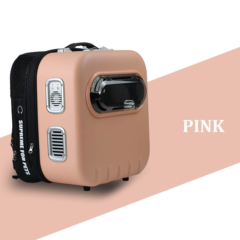 Cat Bag, Convenient And Breathable Pet Backpack With Smart Fan Space Capsule Large Capacity Cat And Dog Backpack