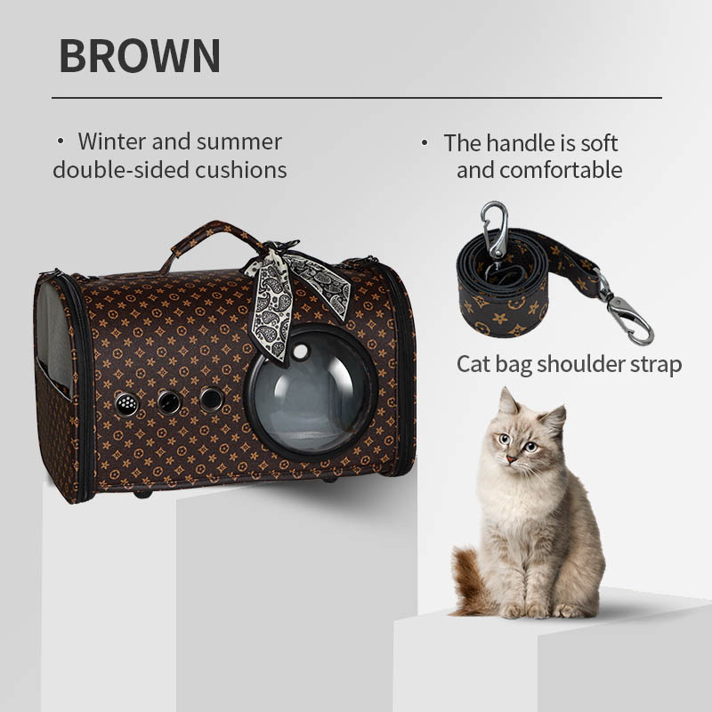 Cat Bag Portable And Good-Looking Car Cat Bag Cat Bag Large Capacity One-Shoulder Crossbody Pet Bag Dog Bag