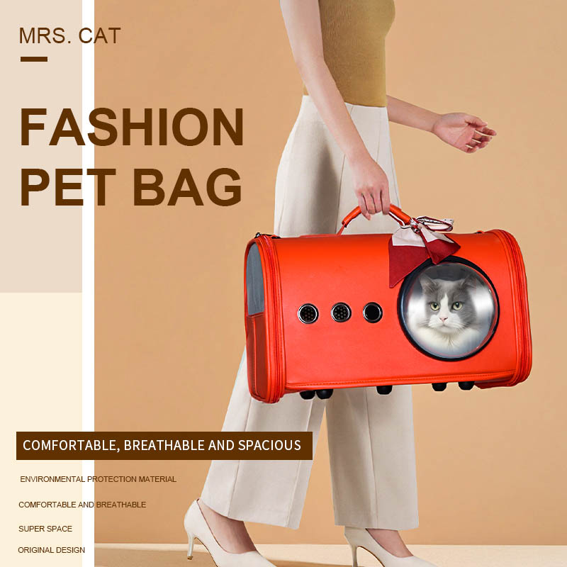 Cat Bag Portable And Good-Looking Car Cat Bag Cat Bag Large Capacity One-Shoulder Crossbody Pet Bag Dog Bag