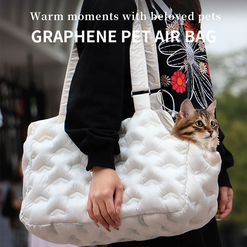 Pet Air Bag For Small Dogs, Portable And Breathable, Crossbody Bag Cat Bag, Dog Bag, Large Capacity, Single Shoulder Bag