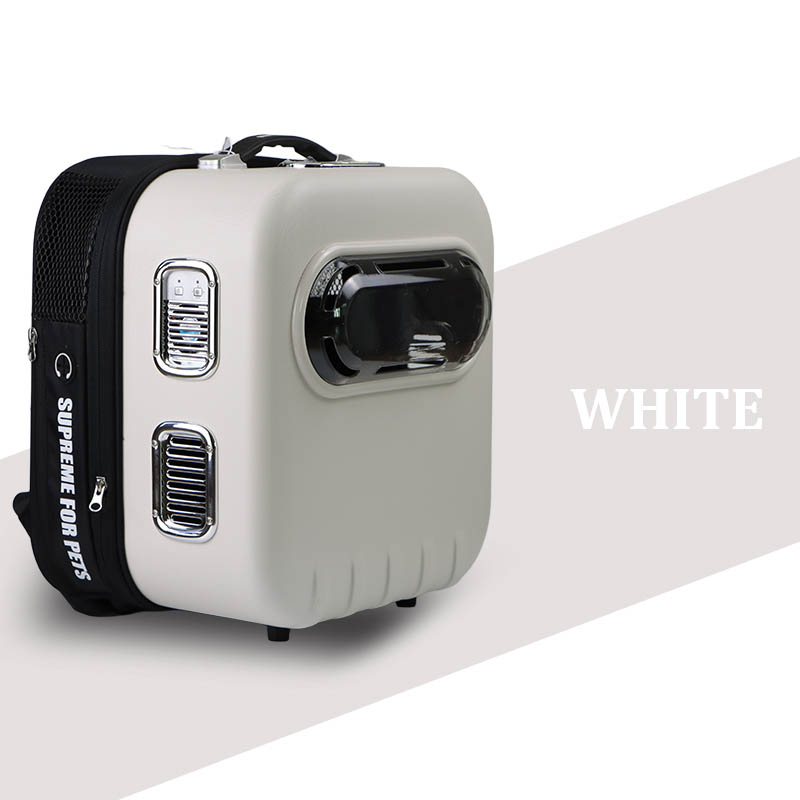 Cat Bag, Convenient And Breathable Pet Backpack With Smart Fan Space Capsule Large Capacity Cat And Dog Backpack